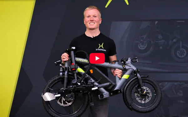 STEEREON Video-Tutorial zum Falten eines E-Scooters